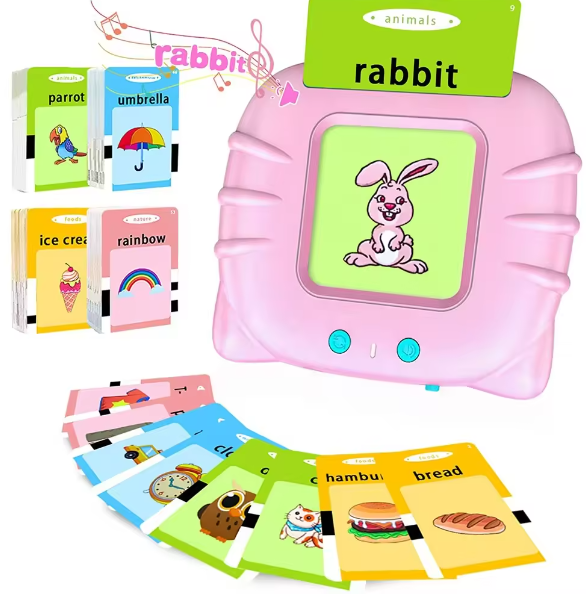 Lector de tarjetas en Español e Inglés para Niño