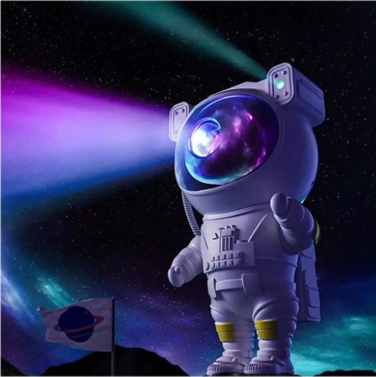 Proyector Atronauta con Plataforma de Luna