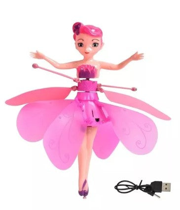 Hada Muñeca Voladora Con Sensor - Carga Usb