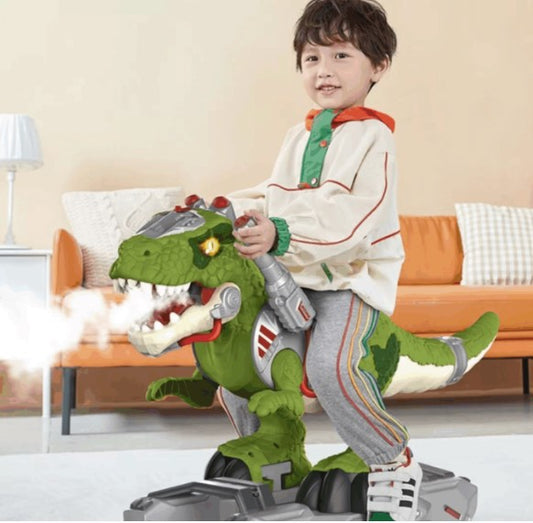 Scooter De Dinosaurio Con Efecto Bota Humo Musical Y Luces