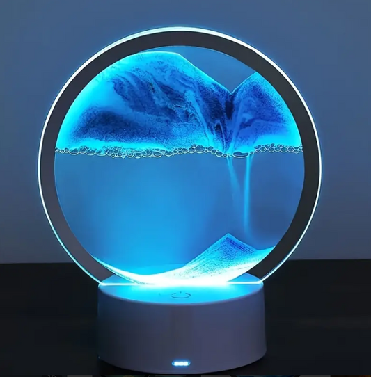 Lámpara de Mersa con Arena Movediza  RGB