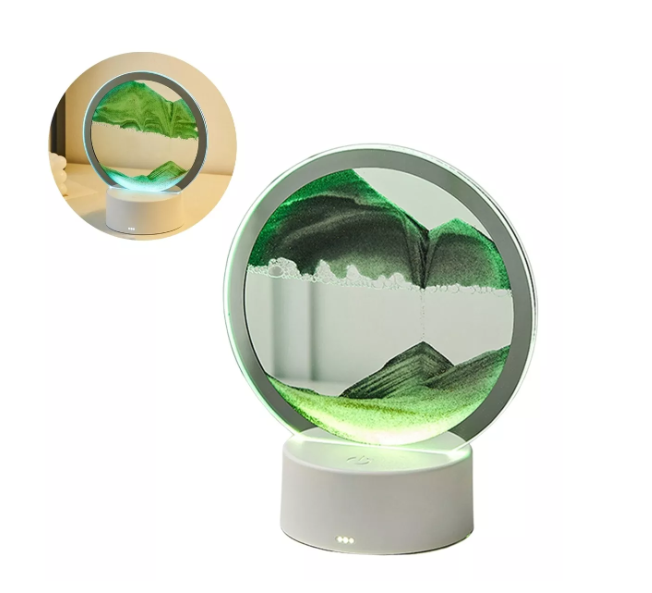 Lámpara de Mersa con Arena Movediza  RGB