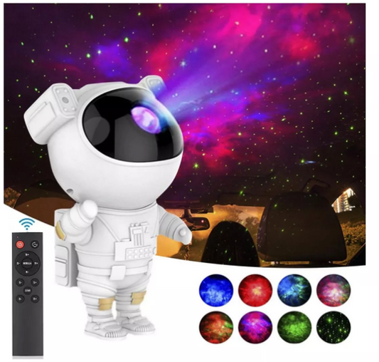 Proyector Atronauta con Plataforma de Luna