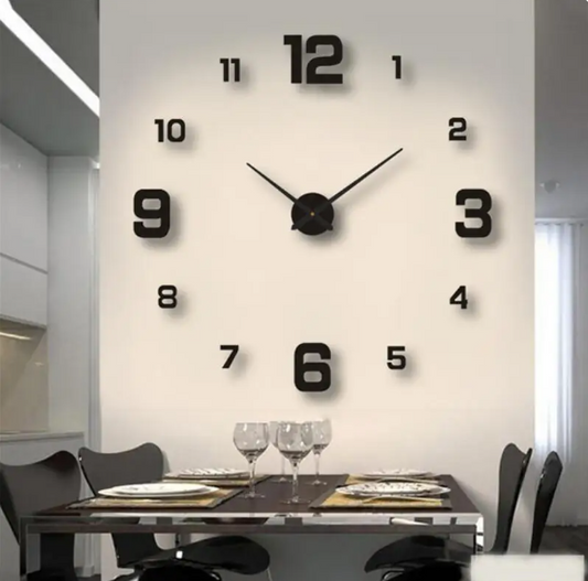 Reloj De Pared 3d Decorativo Moderno